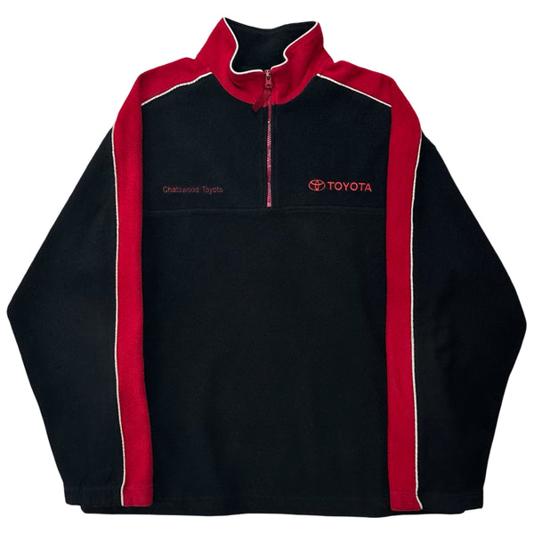 Vintage Chatswood Toyota Fleece 1/4 Zip Pullover - XL