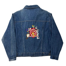 Load image into Gallery viewer, Vintage Warner Bros Embroidered Denim Jacket - XL
