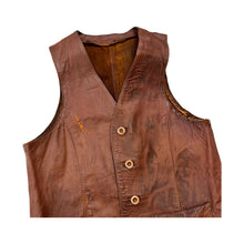 Load image into Gallery viewer, Vintage Leather Vest - S
