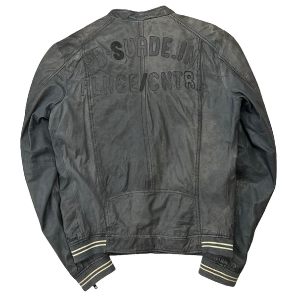 Vintage Diesel Leather Biker Jacket - M