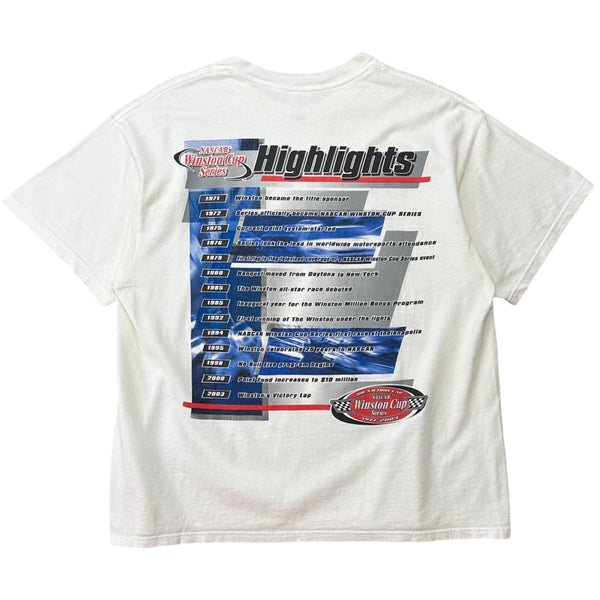 33 Years Of Winston Cup Series NASCAR ‘Thanks For The Memories’ Tee - XL