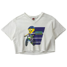 Load image into Gallery viewer, Vintage Tweety Cycling V Neck Short Sleeve Sweatshirt - M
