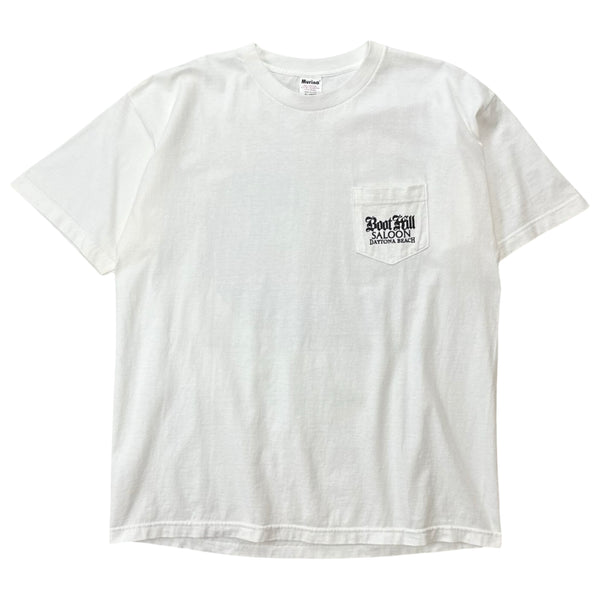 Vintage 1999 Boot Hill Salon Biketoberfest Daytona Beach Tee - XL