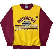 Load image into Gallery viewer, Vintage Brisbane Broncos 'Training Camp' Crew Neck - M
