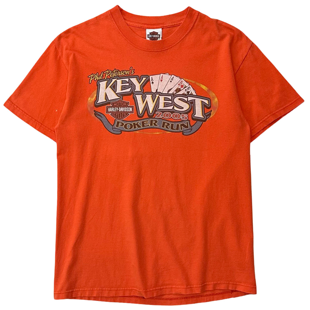 2005 Harley-Davidson Key West Poker Run Tee - M