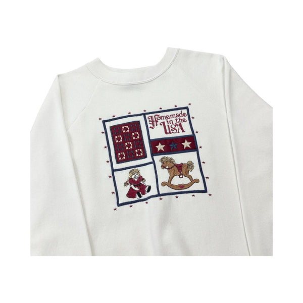 Vintage 'Homemade In USA' Crew Neck - M
