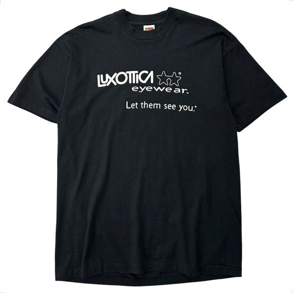 Vintage Luxottica Eyewear ‘Let Them See You’ Tee - XL
