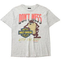 Load image into Gallery viewer, Vintage 1992 Harley-Davidson x Warner Bros ‘Don’t Mess With The Best’ Tee - L
