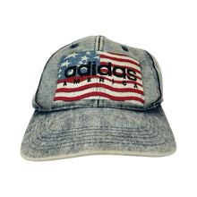 Load image into Gallery viewer, Vintage Embroidered Adidas America Denim Cap
