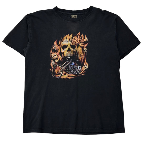 Vintage Skull & Bike Tee - XXL