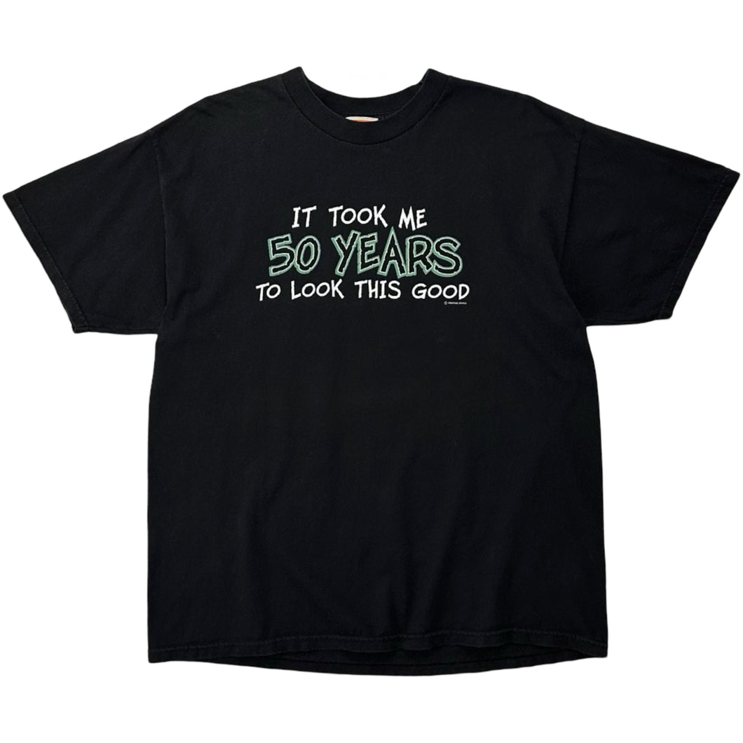 Vintage 'It Took Me 50 Years To Look This Good' Tee - XL