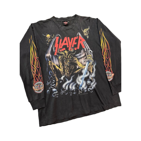 Vintage Slayer Long Sleeve Tee - M / L