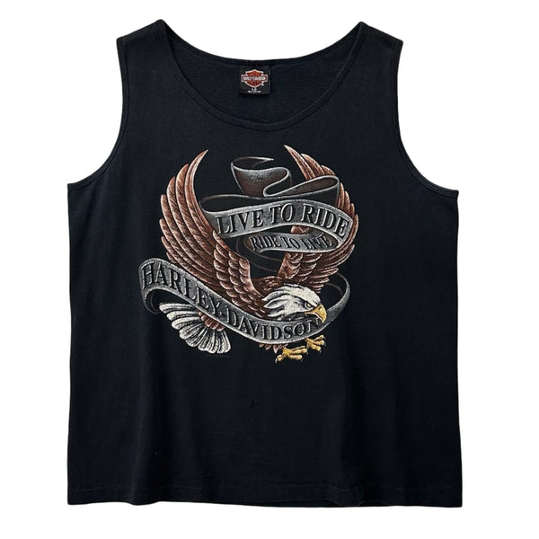 Vintage Harley-Davidson Central Maine Singlet - L