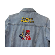 Load image into Gallery viewer, Vintage Power Ranger Denim Jacket - XXXS
