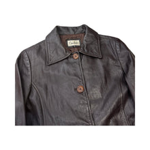 Load image into Gallery viewer, Vintage Leather Coat - S
