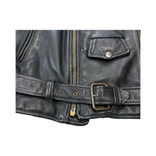 Load image into Gallery viewer, Vintage Leather Biker Jacket - S
