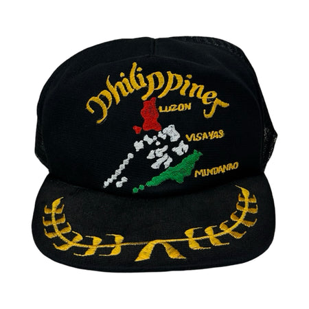 Vintage Philippines Embroidered Trucker Cap