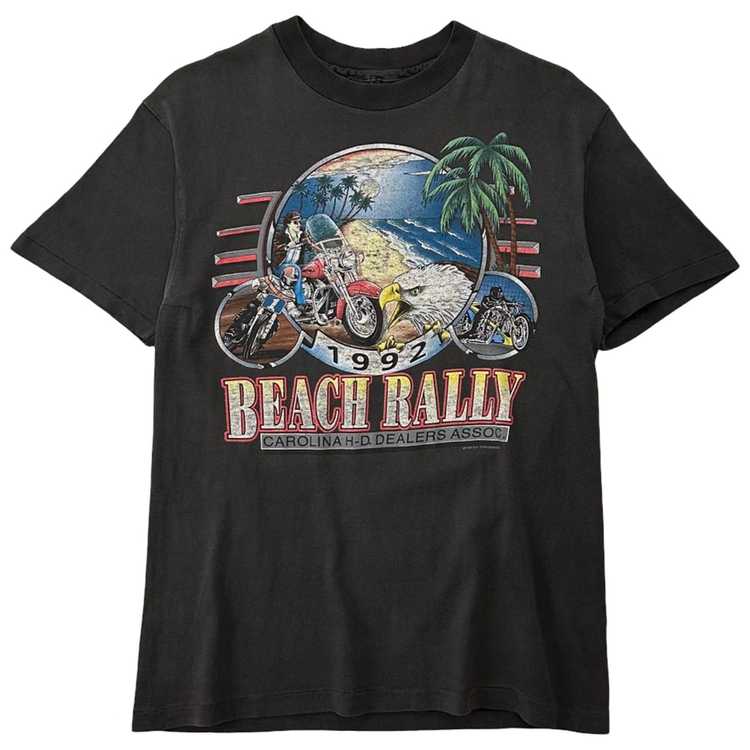 Vintage 1992 Beach Rally Tee - L