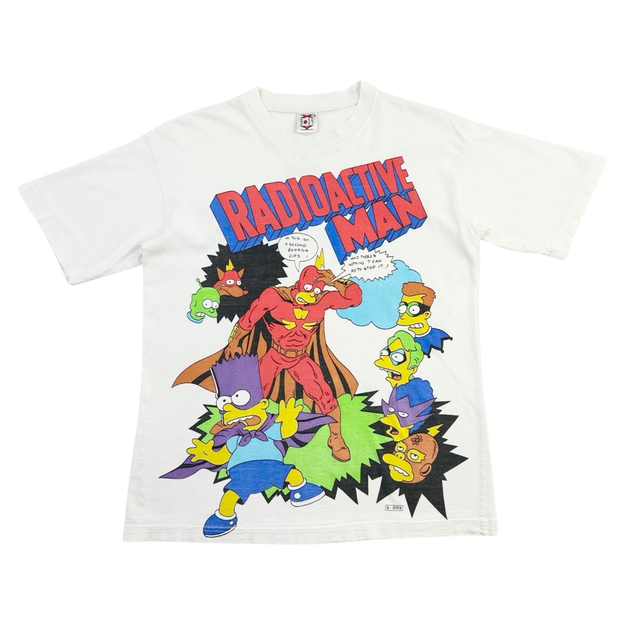 Vintage The Simpsons Radioactive Man Tee - L – IRREPLACEABLE STORE