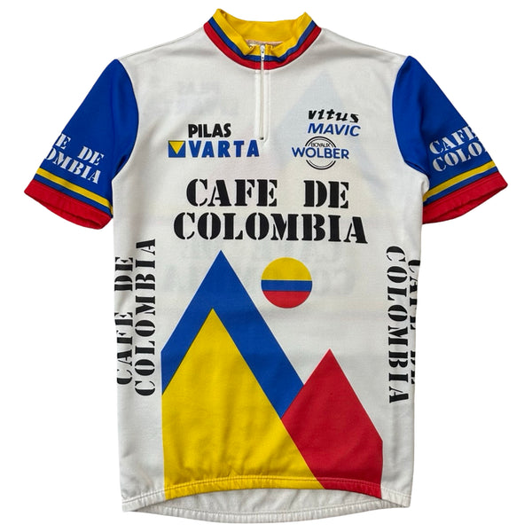 Vintage Cafe de Colombia Cycling Jersey - M