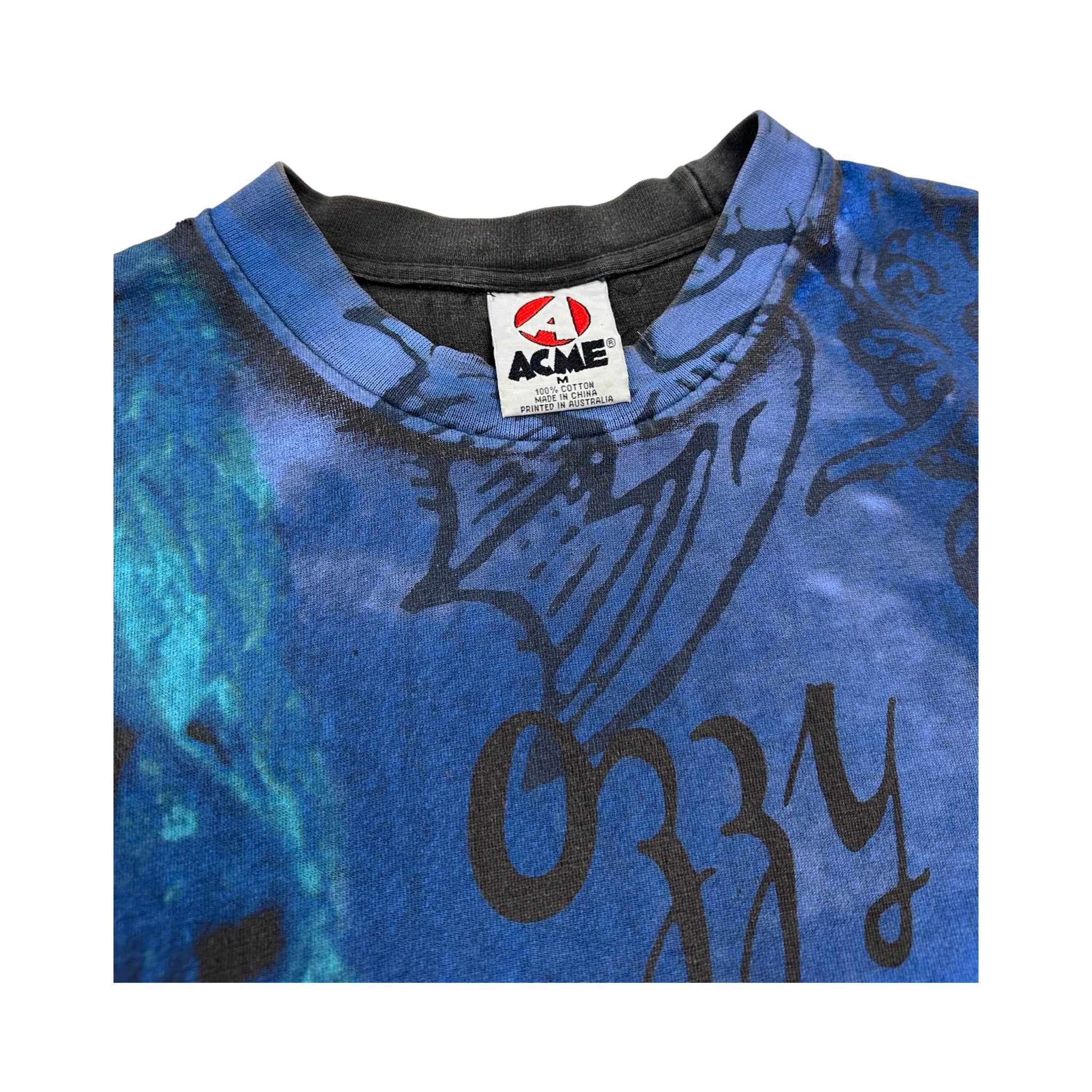 Vintage Ozzy Osbourne All Over Print Tee - M – IRREPLACEABLE STORE