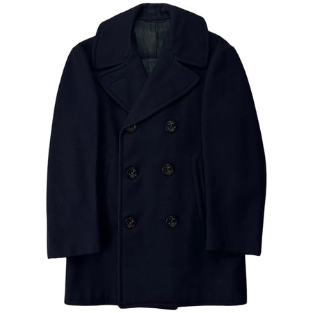 Vintage 1973 Navy Peacoat - XS