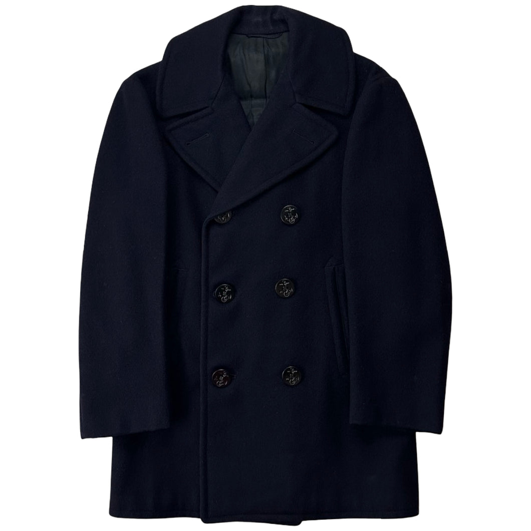 Vintage 1973 Navy Peacoat - XS