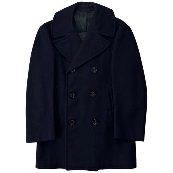 Vintage 1973 Navy Peacoat - XS