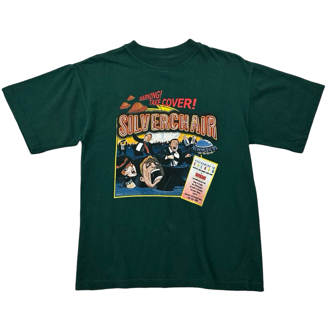 Vintage 1999 Silverchair ‘Warning! Take Cover’ Newcastle Show Tee - M