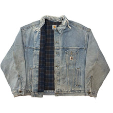 Load image into Gallery viewer, Vintage Carhartt Blanket Lined Denim Jacket - XL
