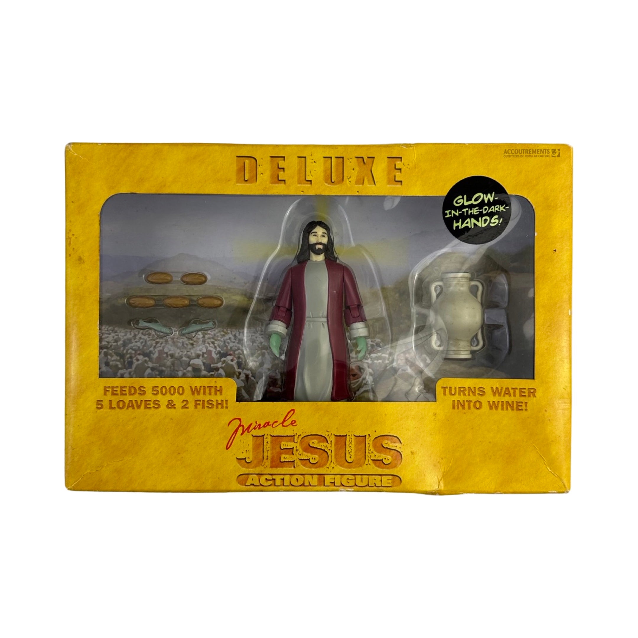 2005 Miracle Jesus Action Figure Deluxe w/ Glow-In-The-Dark Hands ...