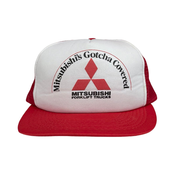 Vintage Mitsubishi Forklift Trucks Trucker Cap