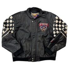 Load image into Gallery viewer, Vintage Jeff Hamilton NASCAR Leather Jacket - XL
