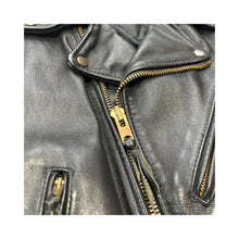 Load image into Gallery viewer, Vintage Leather Biker Jacket - S
