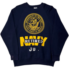 Load image into Gallery viewer, Vintage Retired US Navy Crew Neck - XL
