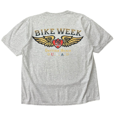 Vintage 1996 Daytona Beach Bike Week Tee - L