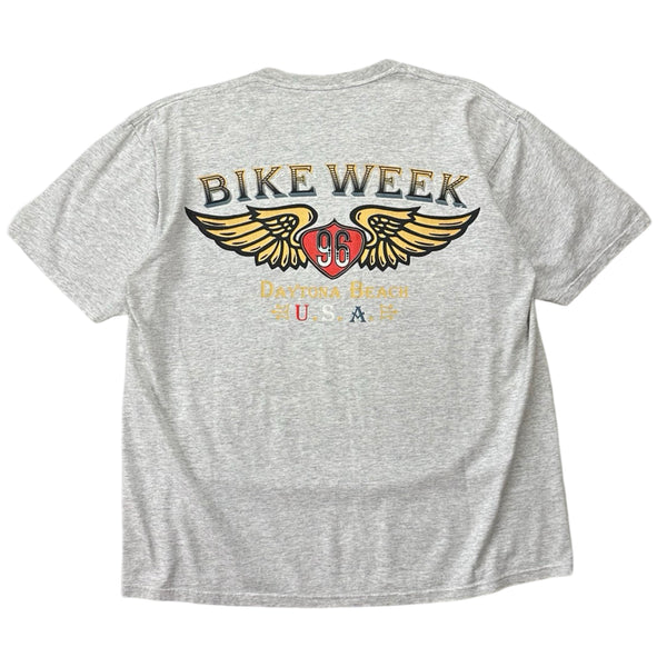 Vintage 1996 Daytona Beach Bike Week Tee - L