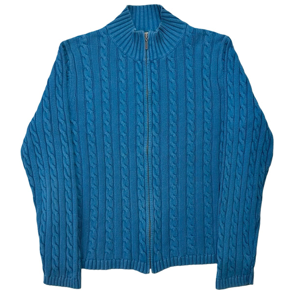 Vintage L.L. Bean Knitted Zip Up - S