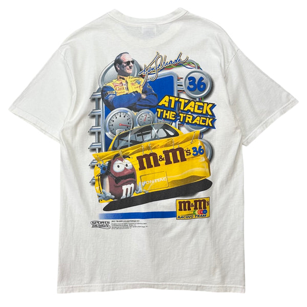 Vintage 2001 Nascar M&M’s Racing Team ‘Attack The Track’ Tee - L