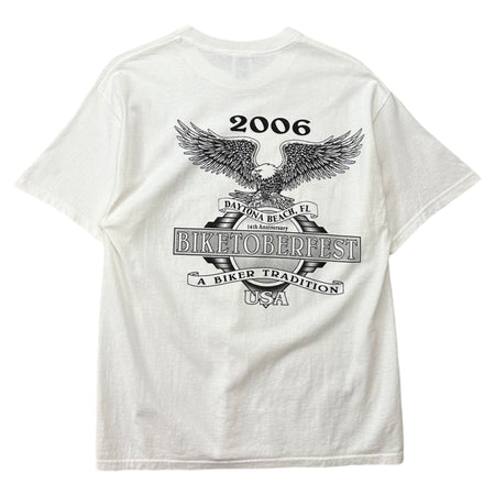 2006 Biketober Fest Daytona Beach 14th Anniversary Tee - L
