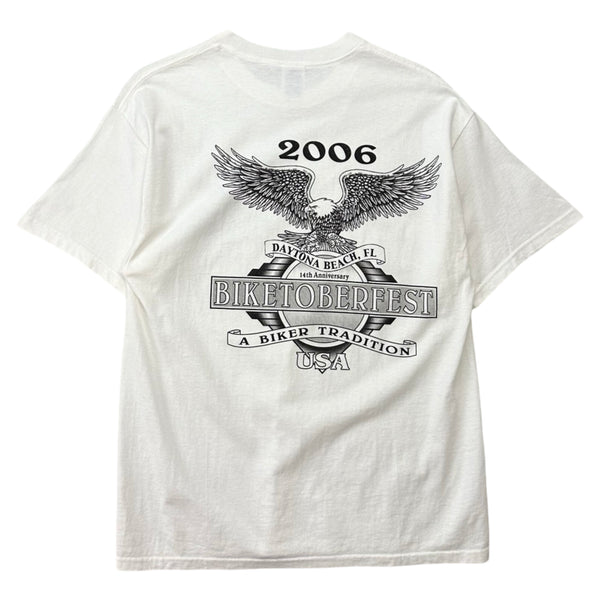 2006 Biketober Fest Daytona Beach 14th Anniversary Tee - L