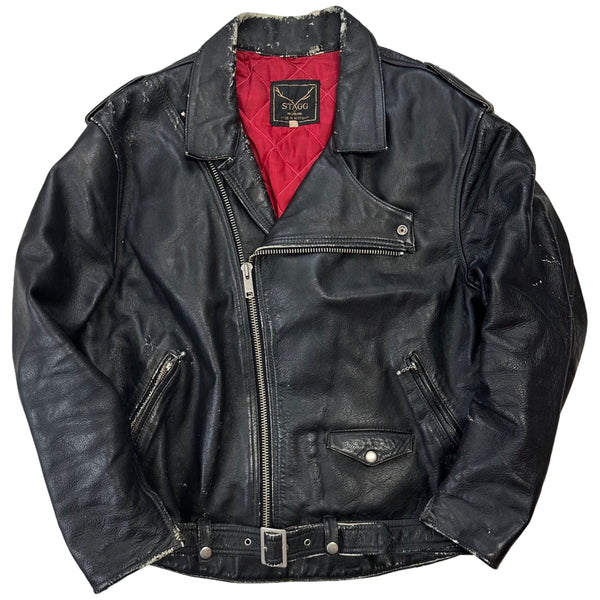Vintage Stagg Leather Jacket - XL