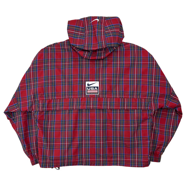 Nike USA Tartan Pullover Jacket - M