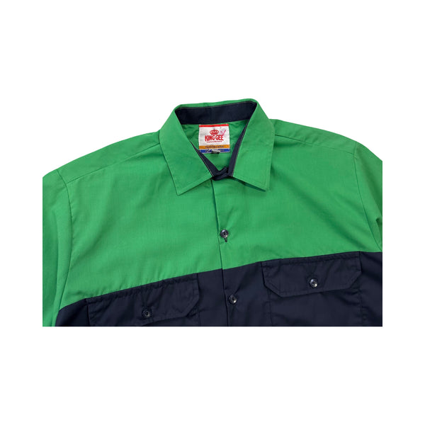 Vintage King Gee Workwear Button Up Shirt - M