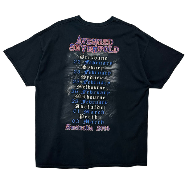 2014 Avenged Sevenfold Aus Tour Tee - XXL