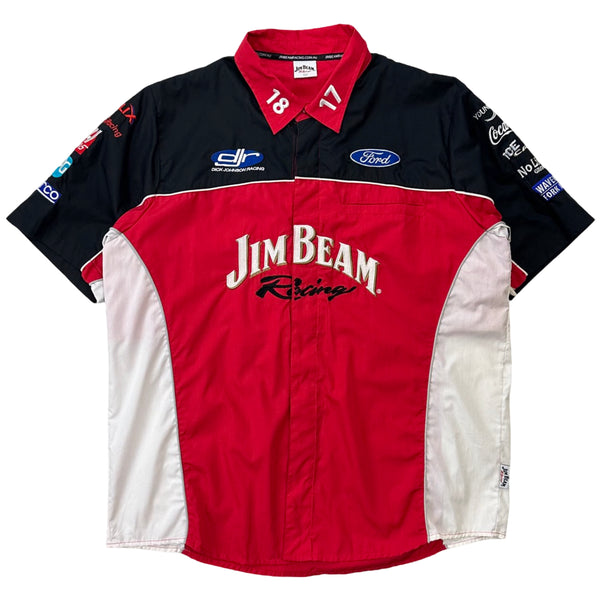 Vintage Jim Beam Racing Button Up - L