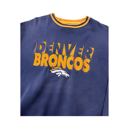 Vintage Denver Broncos Crew Neck - L