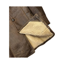 Load image into Gallery viewer, Vintage Suede Sherpa Coat Jacket - XL
