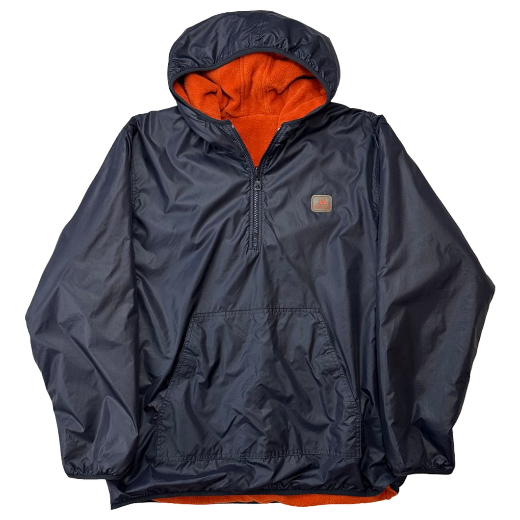 Vintage Reversible Adidas Pullover Jacket - L