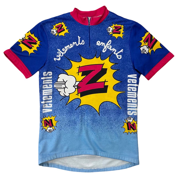 Vintage Vetements Enfants Cycling Jersey - M